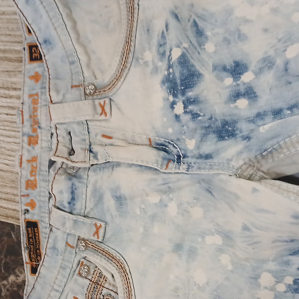 Rock revival denim jeans